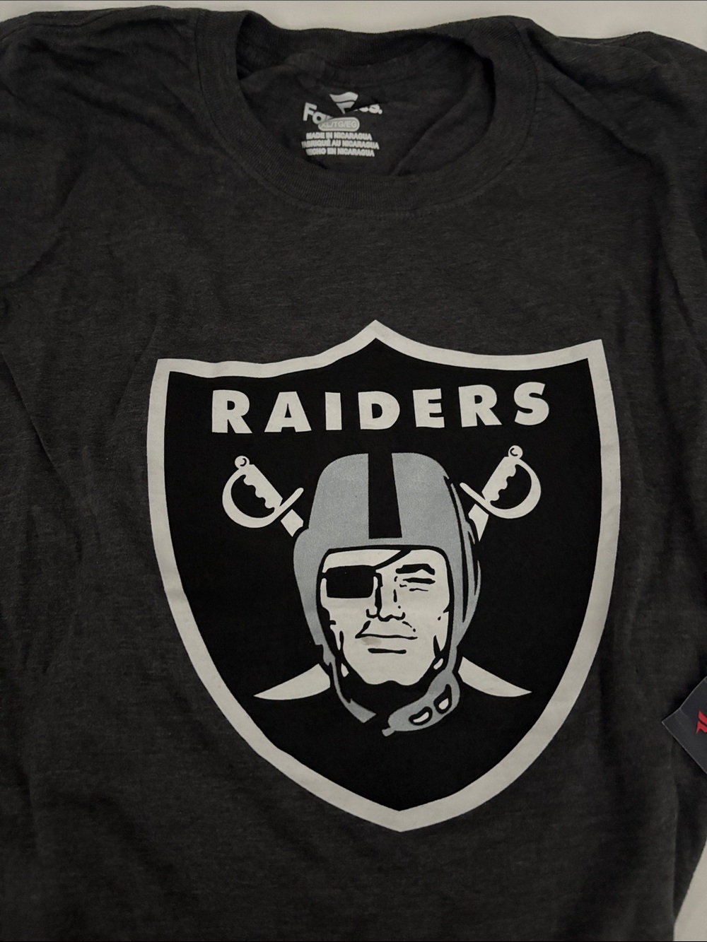 Fanatics Black and White NFL Tag Tee